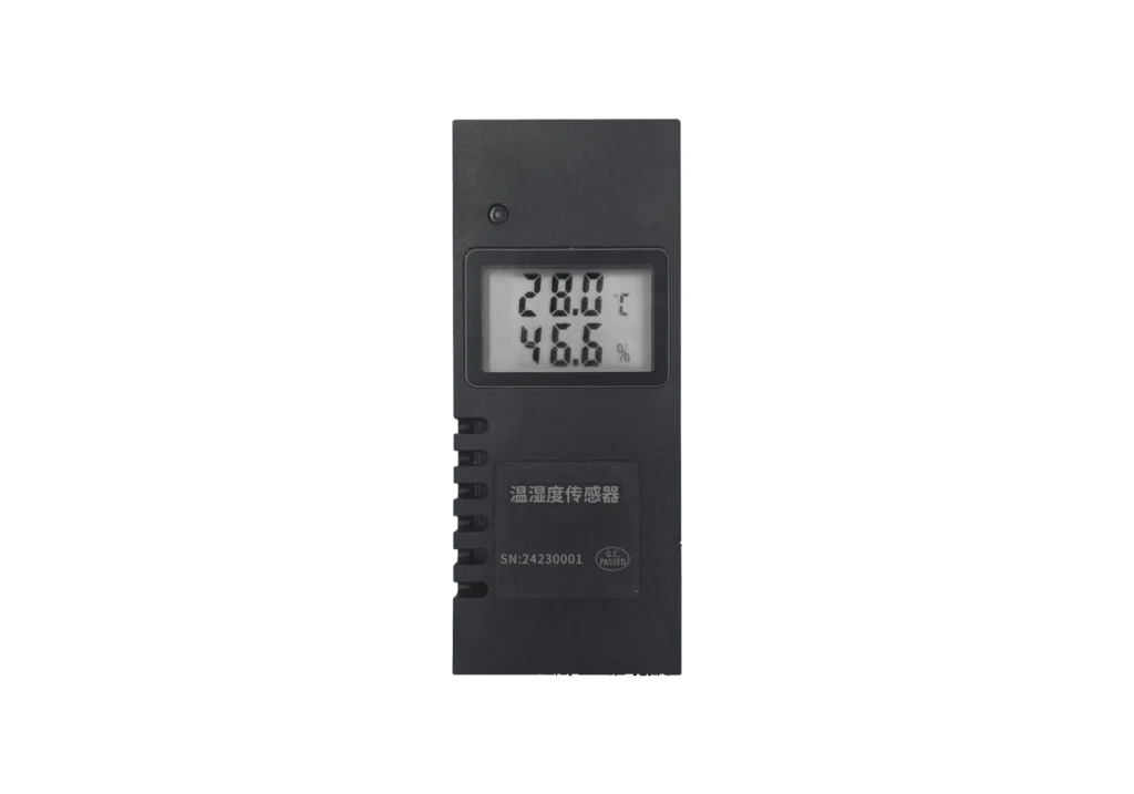 SOETECK Temperature & Humidity Sensor with RJ45 Daisy-Chaining and Magnetic/Wall Mount - Español