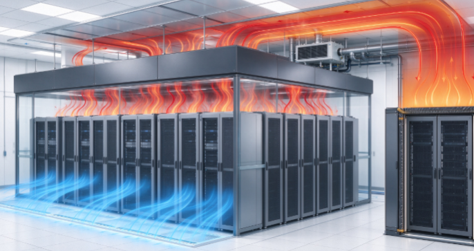 aisle modular data center